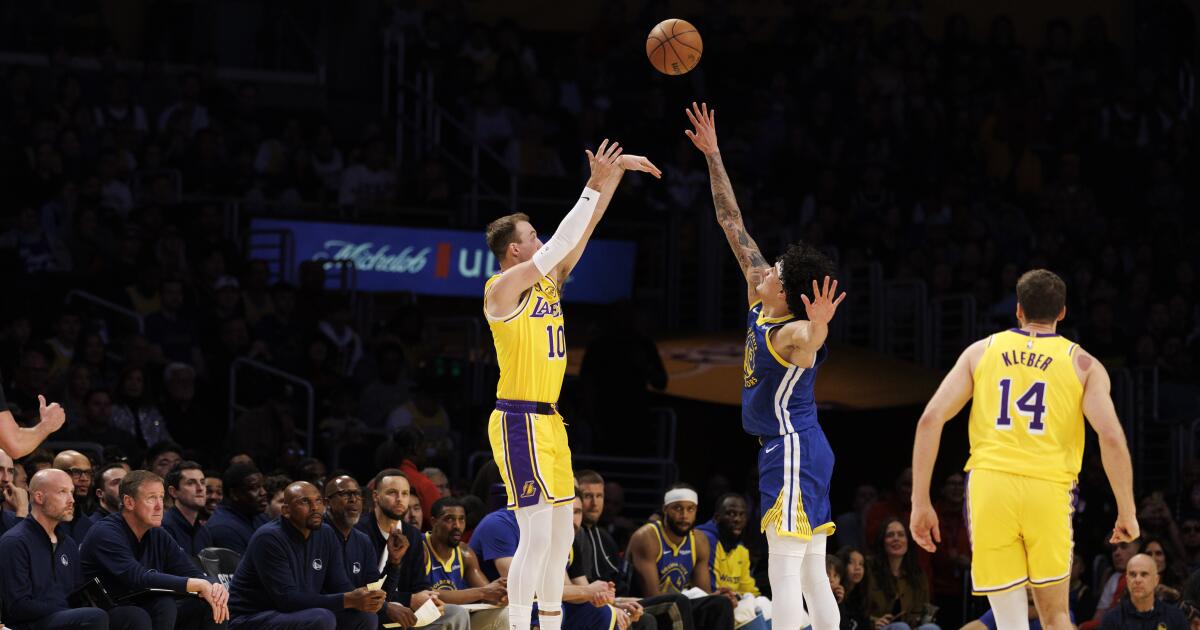 LeBron James leads Lakers past Warriors; Luka Doncic sits