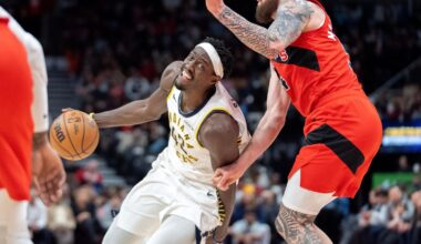 Barnes has 25 points and 14 rebounds in Raptors' 122-104 win over Pacers