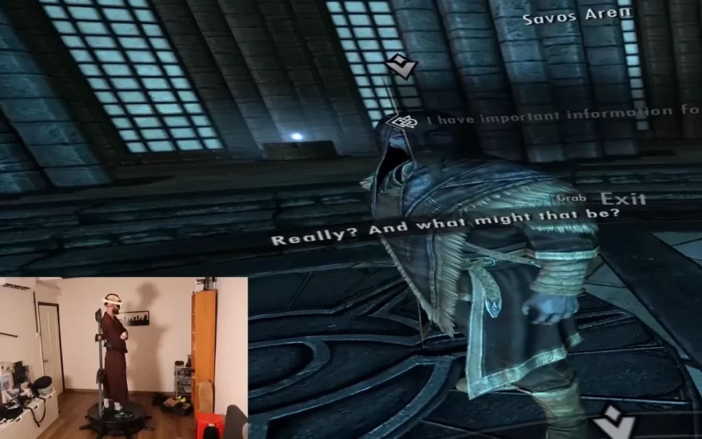A VR treadmill turned Skyrim into a full-body quest when one gaming YouTuber decided to test immersion the hard way.
