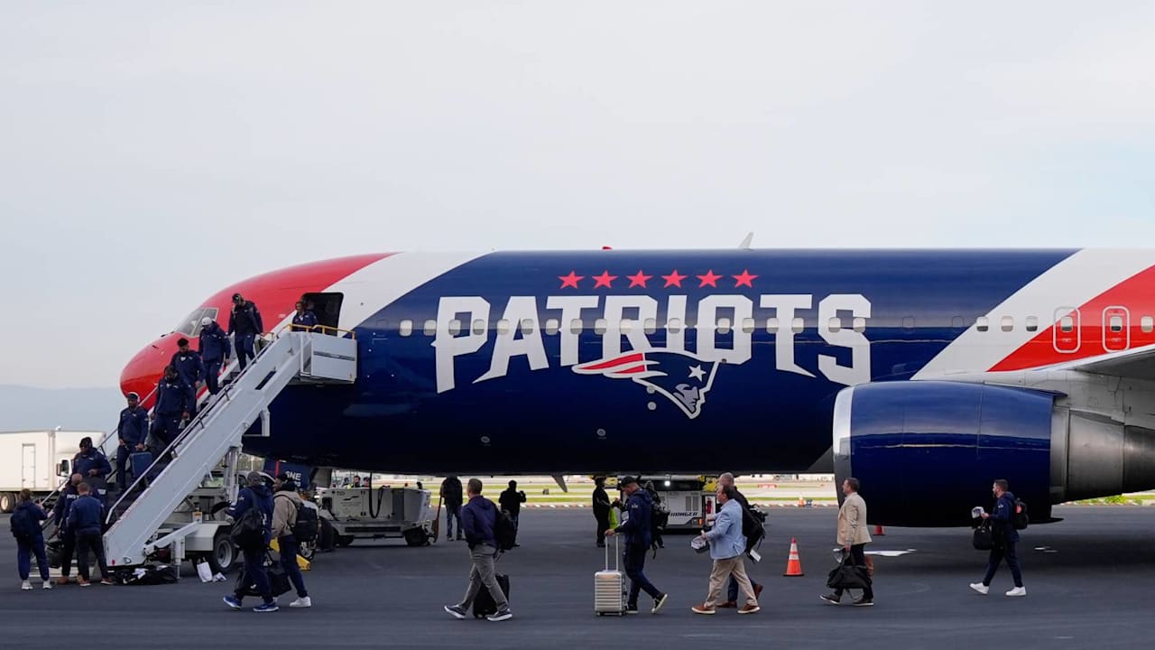 Patriots land in San Jose ahead of Super Bowl LX
