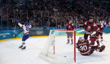 Nelson scores twice, United States pulls away from Latvia in Olympic opener