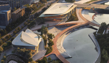 Zaha Hadid Architects designs district on Hangzhou waterfront