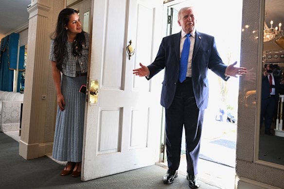 US President Donald Trump tours Graceland.