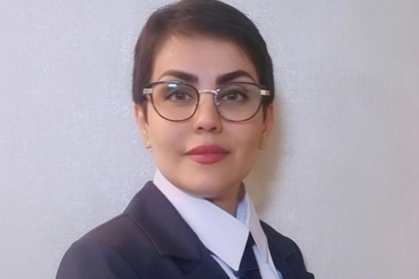 A profile shot of an Australian Iranian woman