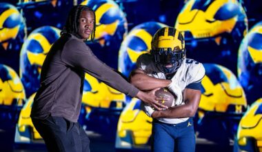 Former National Champion Chris Howard Sees Two NFL Greats in Michigan RB Savion Hiter