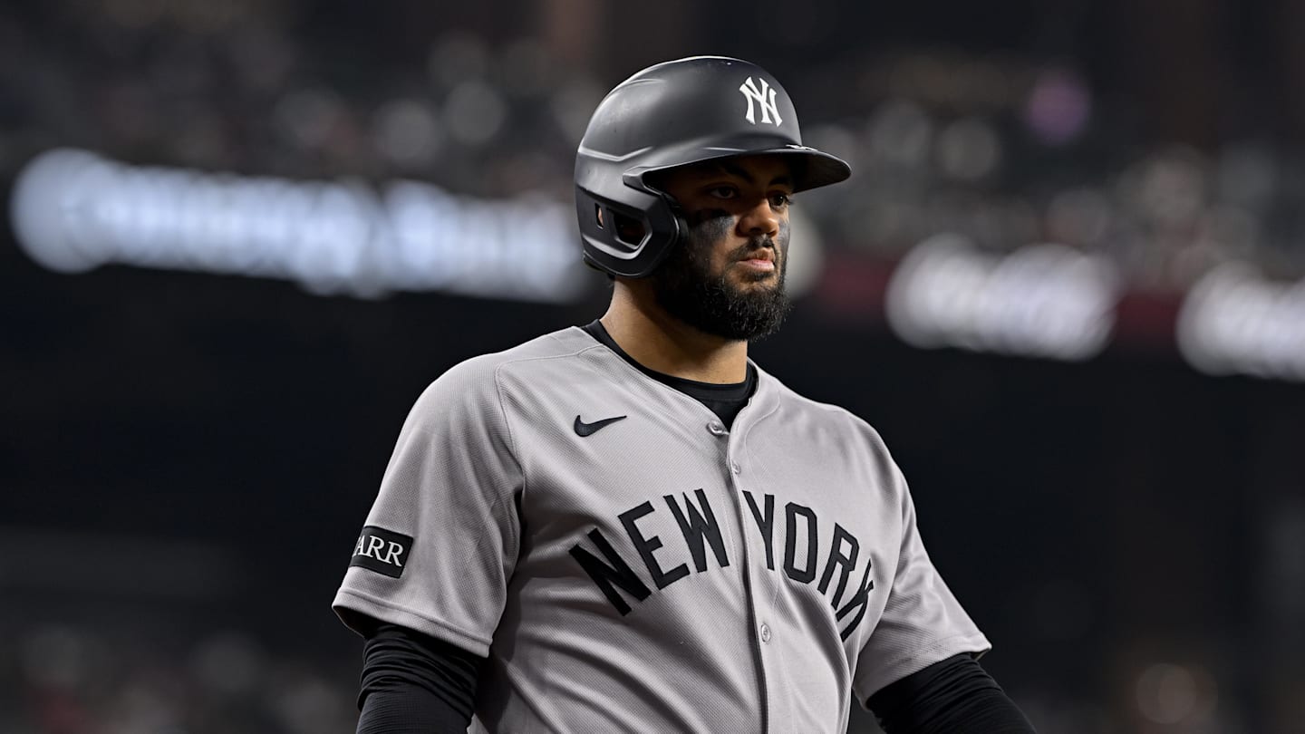 New York Yankees left fielder Jasson Dominguez