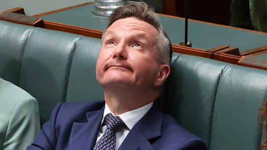 Energy Minister Chris Bowen on Monday.