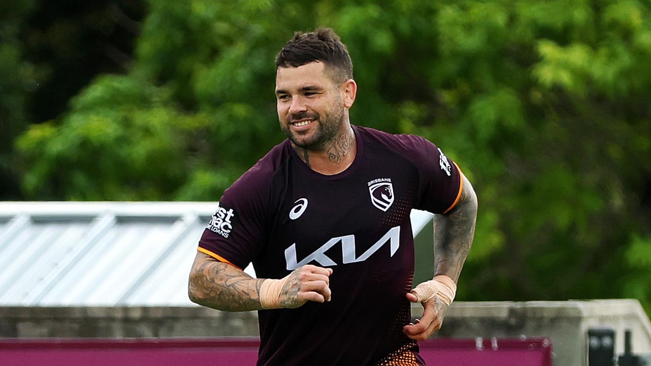 Round 3 Team news and injuries, Adam Reynolds pictured at Brisbane Broncos training Kalyn Ponga and Dylan Brown injury update, Bronson Xerri axed