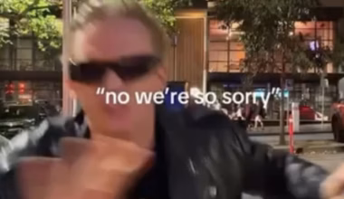 Cody Simpson, Lara Worthington antics raise eyebrows at Australian Grand Prix