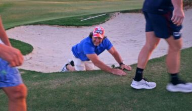 Fletch & Hindy, round of golf with Ethan Bullemor and Jamal Fogarty on The Late Show with Matty Johns, video