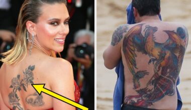 22 Famous People MASSIVE Back Tattoos