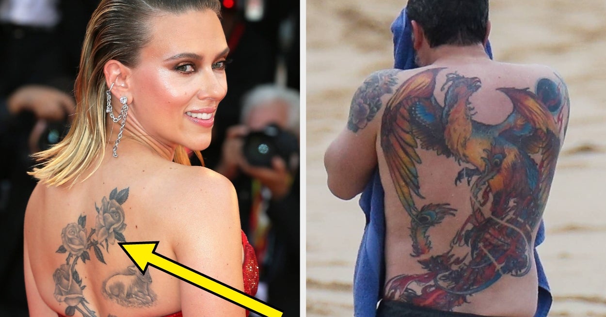 22 Famous People MASSIVE Back Tattoos