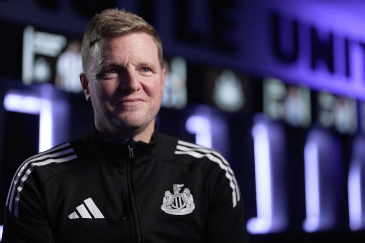 Newcastle United head coach Eddie Howe