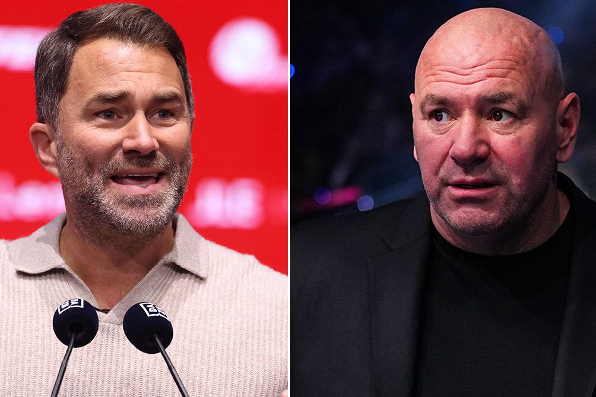 Eddie Hearn and Dana White
