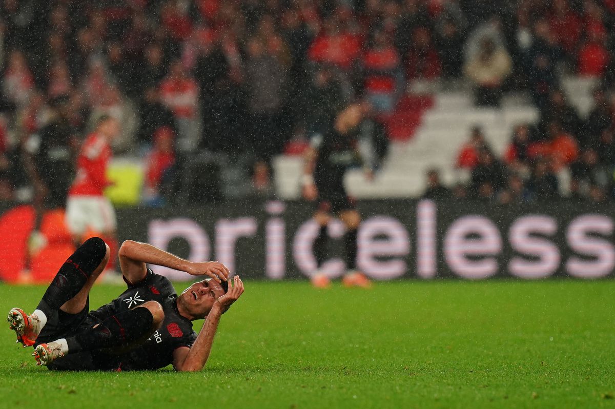 Patrik Schick of Bayer 04 Leverkusen could miss the Champions League game with Arsenal