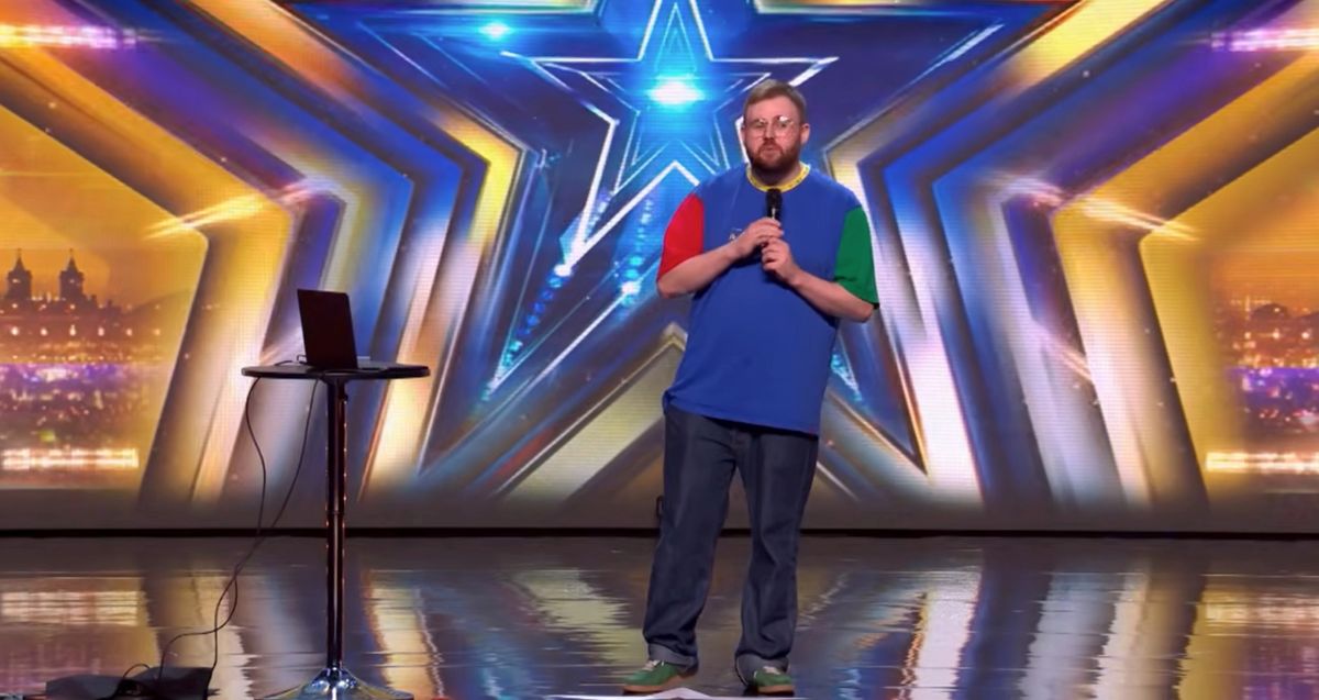 Comedian Ted on BGT