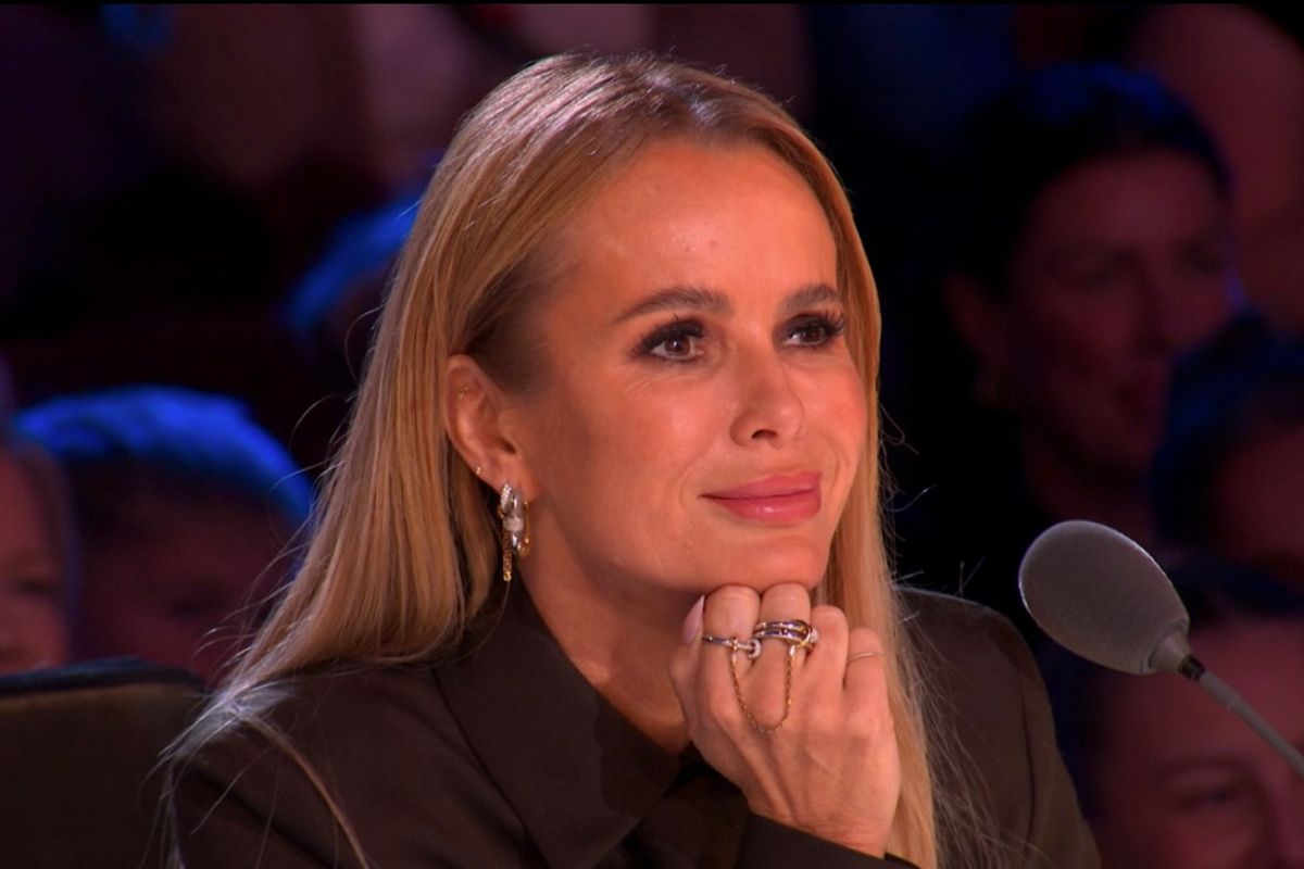 Amanda told the choir she had 'welled up'