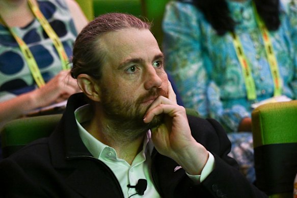 Billionaire Mike Cannon-Brookes is at the centre of a labour dispute in the US. 