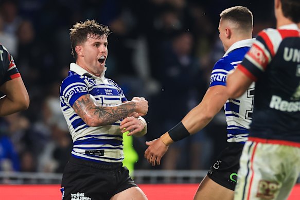 Former Bulldogs halfback Toby Sexton.