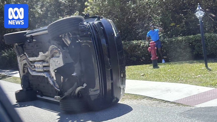 Tiger Woods arrested following car crash near Florida home