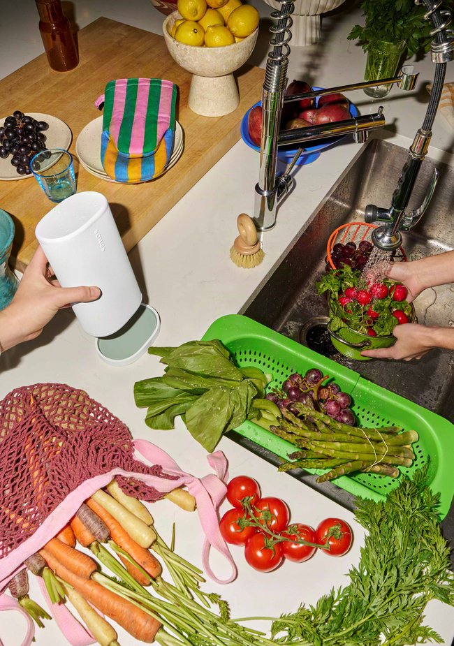 One of the big selling points of the speaker is its compact size and therefore portable nature.