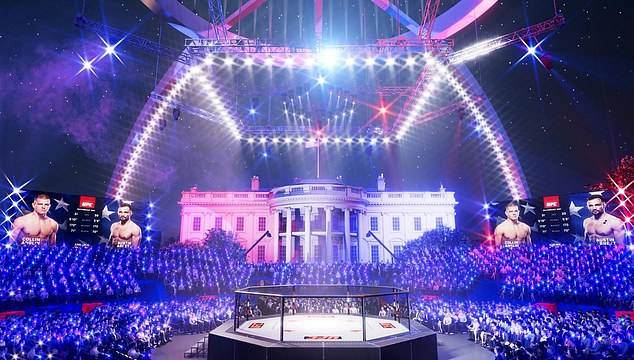The UFC plan to host 'UFC Freedom 250' on the White House South Lawn on June 14