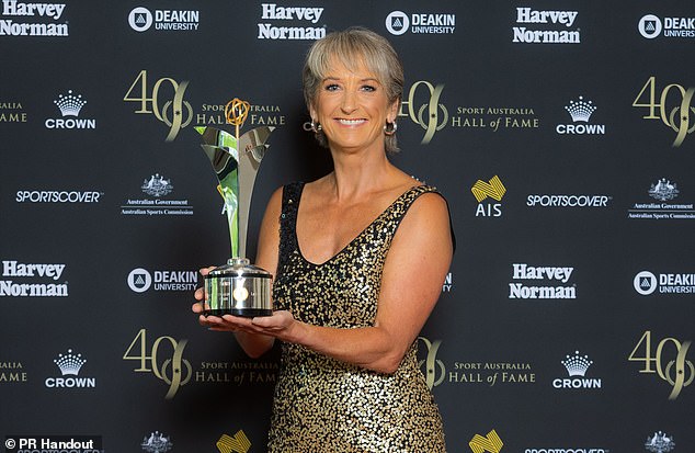 Last year, the Sport Australia Hall of Famer was honoured with the Dawn Award, which recognises a person's bravery and courage to change sport for better