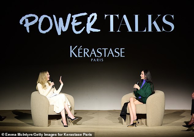 '[It was an] incredible moment,' the Landman actress said onstage. 'Just being able to play and step into another facet of my personality'