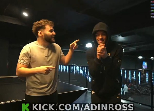 This alleged incident took place just days after Nacua performed an offensive Jewish stereotype on a live stream at the behest of Adin Ross (L). Nacua later apologized.