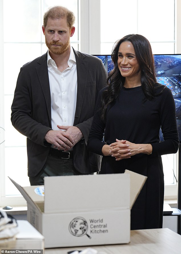 The Sussexes' overseas visit involved meeting with dignitaries and local charities