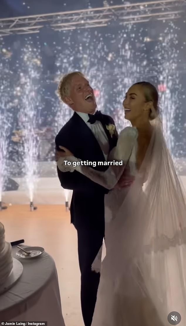 Jamie Laing shared a gushing post to wife Sophie Habboo