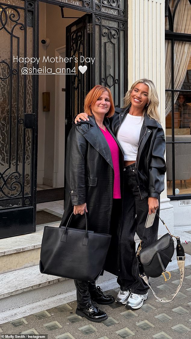 Molly Smith shared a sweet snap with her mum