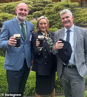 Marjorie O'Neill (centre) represents the most Irish electorate in the country