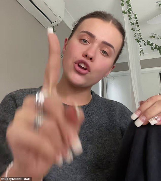 Crystal, 24, shared a five-minute TikTok video asking why more Australians aren't speaking out against the cost of living crisis crippling millions of households