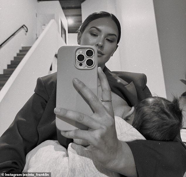 Jesinta Franklin has finally revealed the adorable and very unique name of her newborn son