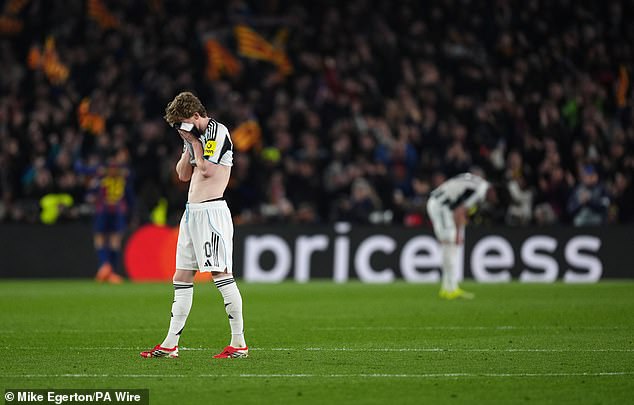 The derby defeat came on the back of an utter humiliation in the Nou Camp, where Newcastle lost 7-2 as their Champions League campaign came to a shuddering halt