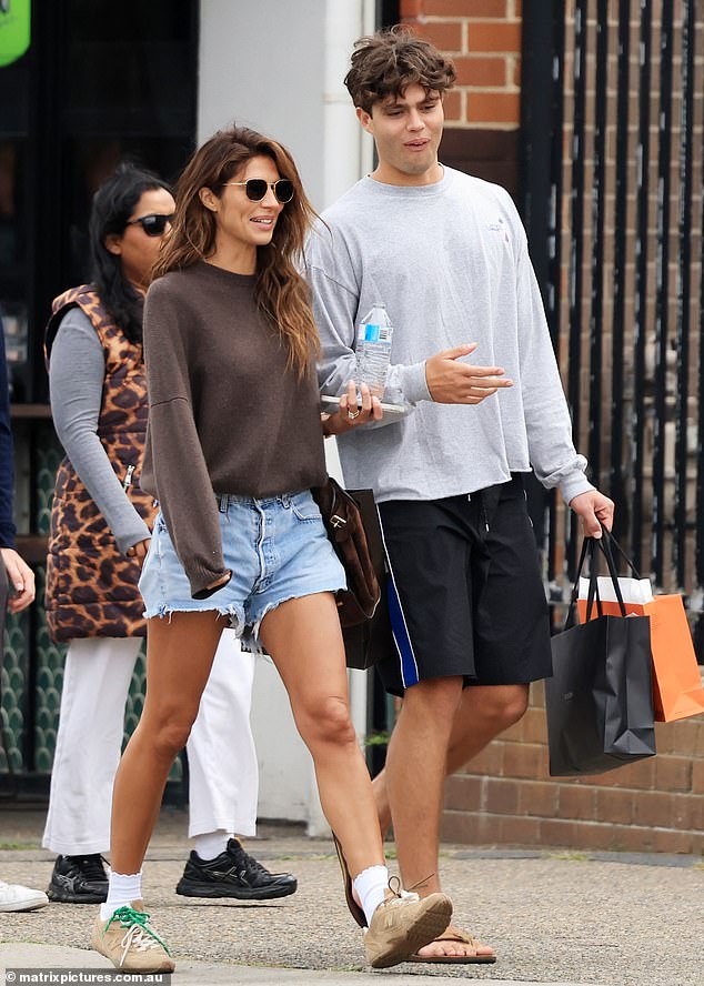 Her multimillionaire talent agent husband Patrick Whitesell is believed to have remained in the US during her trip to Australia