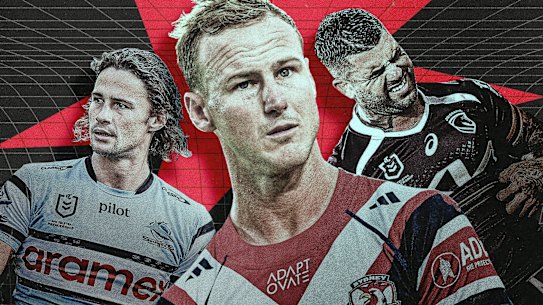 NRL halves under pressure: Nicho Hynes, Daly Cherry-Evans, Adam Reynolds. Andrew Johns column