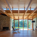 House at the Urban-Nature Threshold / Teitakusubako + Yusuke Igarashi Architects - Interior Photography, Wood, Beam