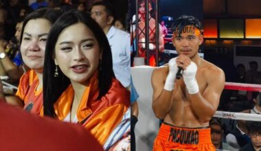 Jillian Ward shows support for Eman Pacquiao's boxing match