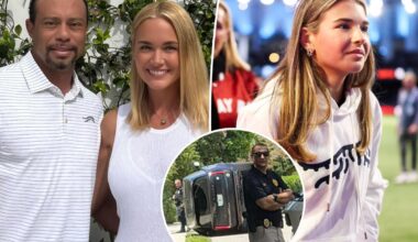 Tiger Woods' girlfriend, Vanessa Trump, and daughters not involved in car crash: source