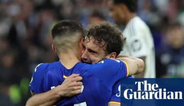 Getafe deal blow to Real Madrid’s La Liga title hopes with Bernabéu victory | La Liga