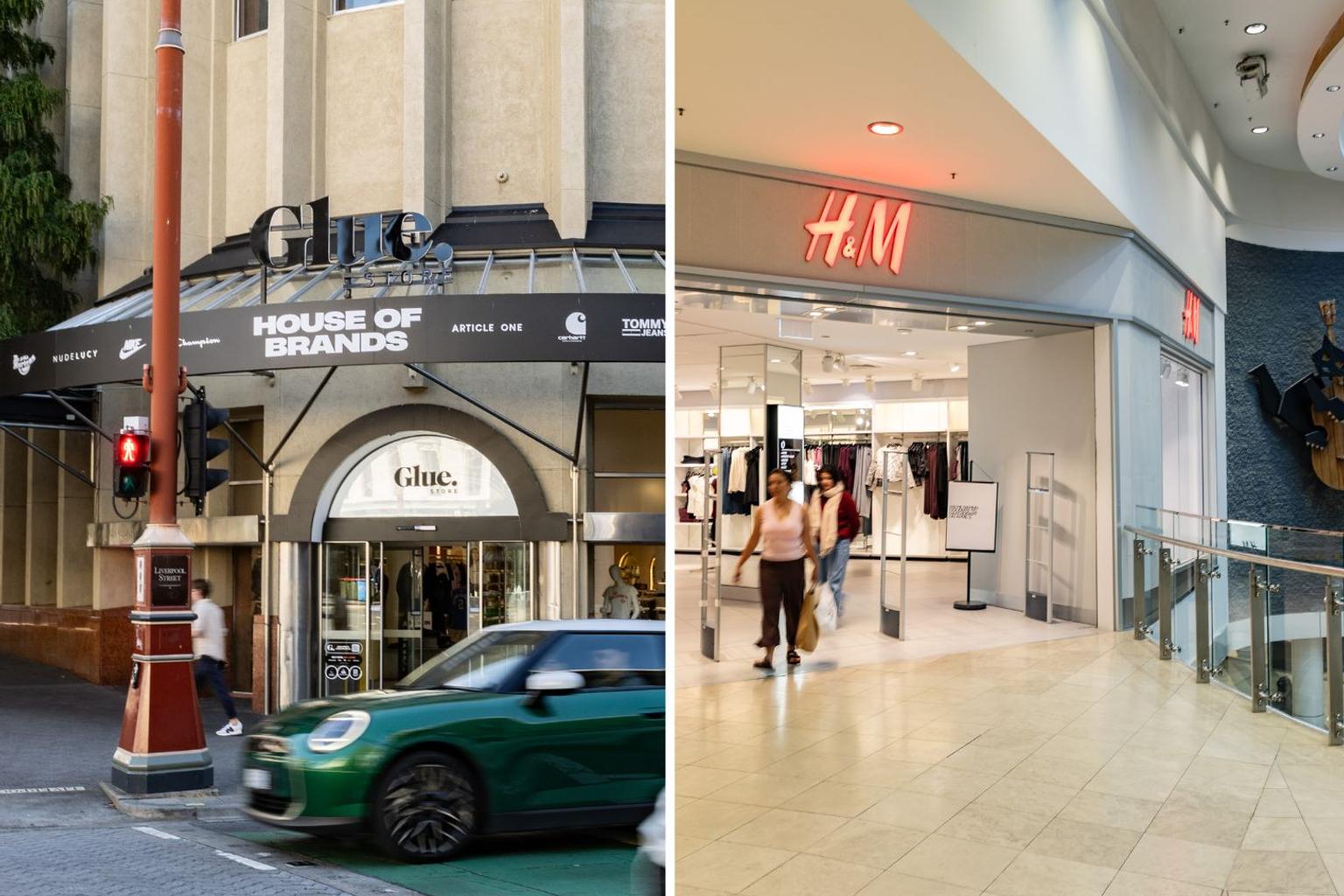 H&M and Glue to close Hobart CBD shops, leaving key retail spaces empty
