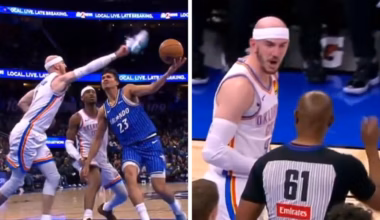 NBA: Alex Caruso blocks shot with his shoe in wild scenes, Thunder vs Magic