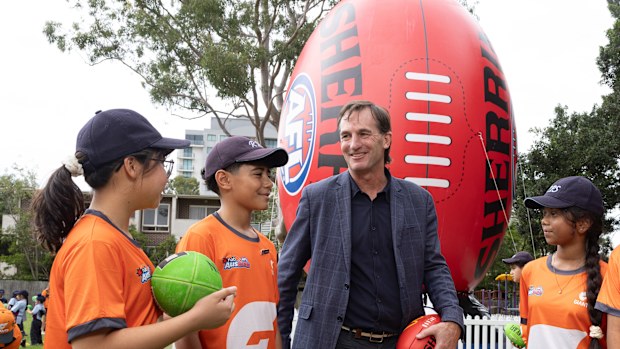 AFL CEO Andrew Dillon in Sydney for Opening Round.