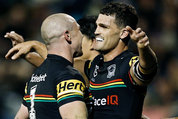 Nathan Cleary played a leading role in the Panthers’ 20-point win.
