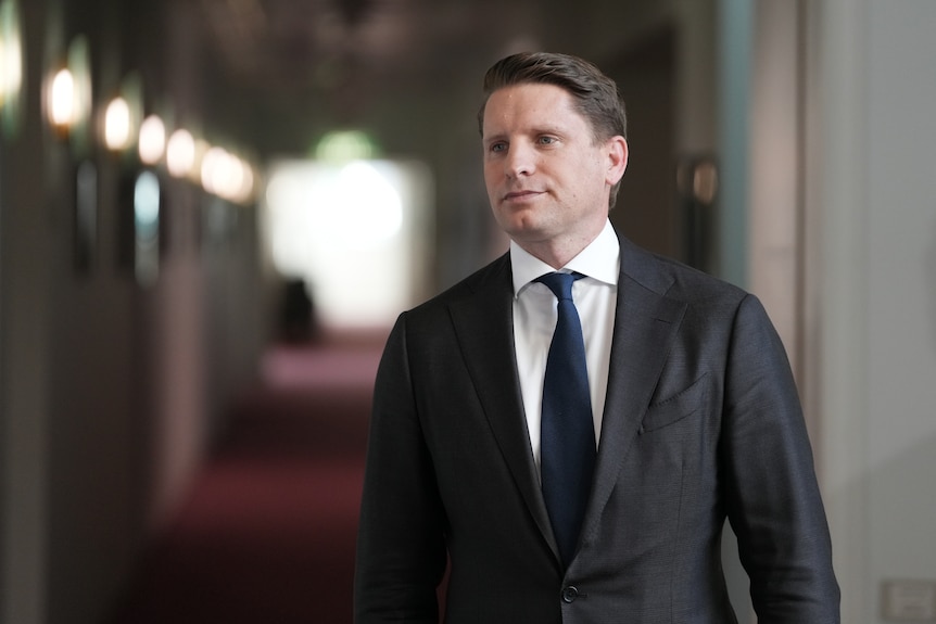 Andrew Hastie press gallery doorstop