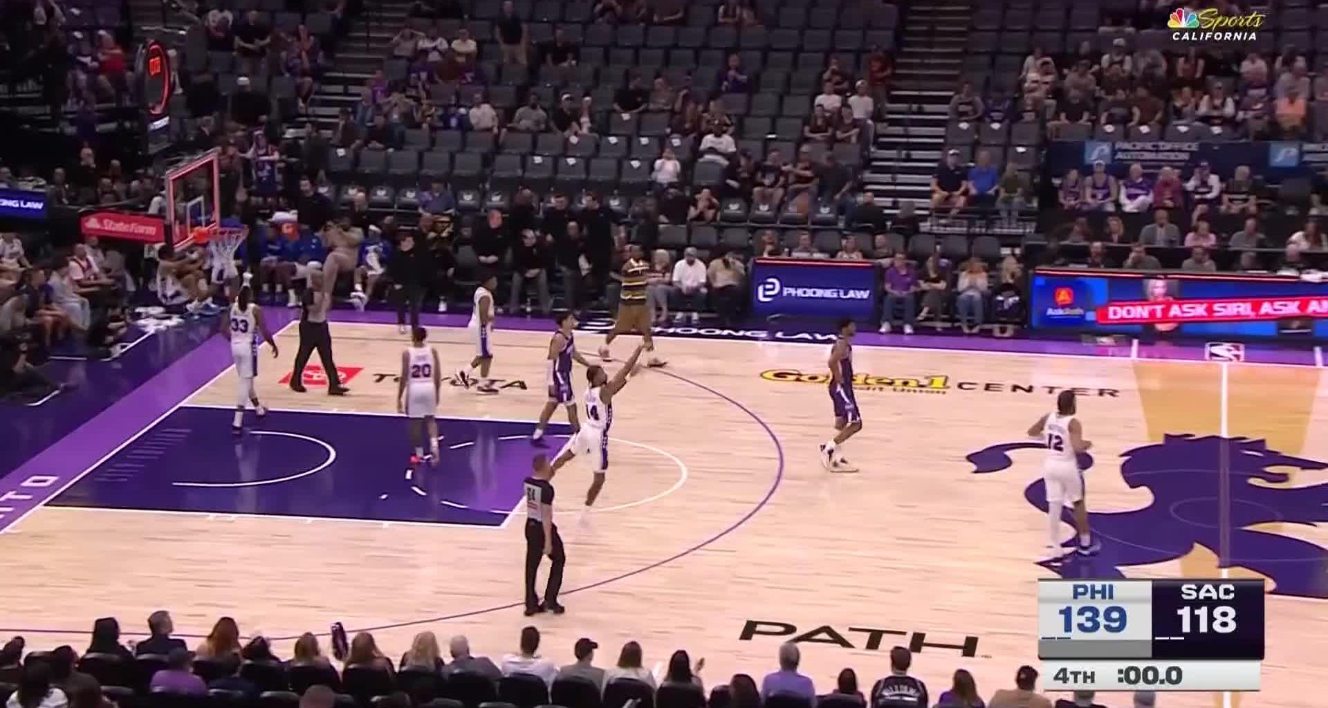 VJ Edgecombe erupts for 38 as the 76ers beat the Kings 139-118