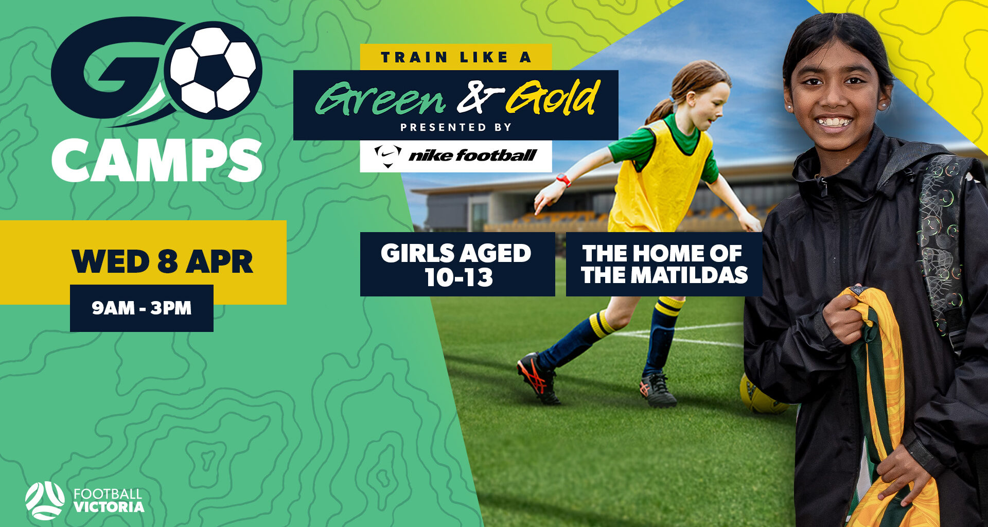 Go Camps: Train Like a Green & Gold this April
