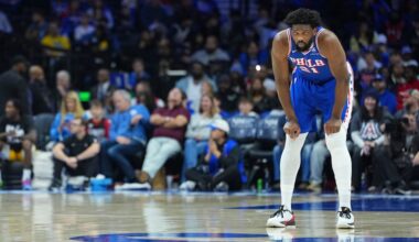 76ers' Embiid to miss at least 3 games with oblique strain